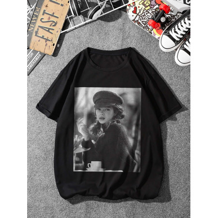 Tricou Catherine Ann Moss într-o șapcă din bumbac